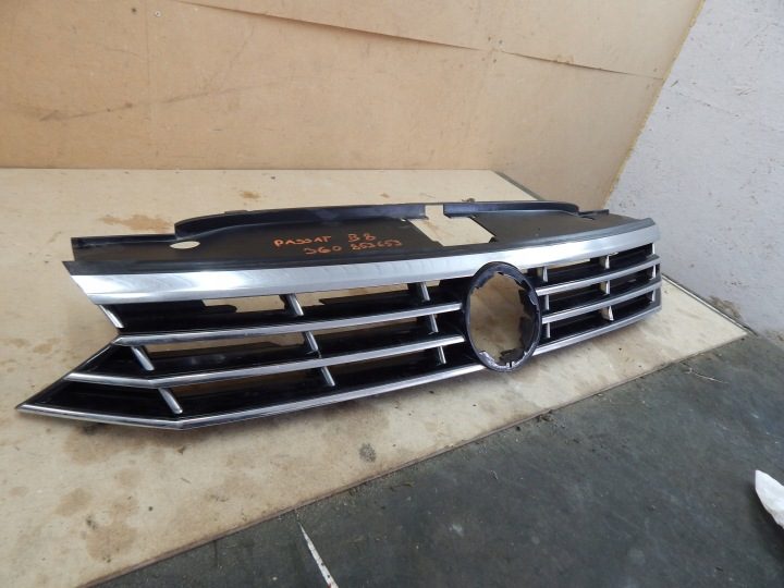 РЕШЕТКА РАДИАТОРА БАМПЕРА ПЕРЕДНЯЯ VW PASSAT B8 3G0853653 ОРИГИНАЛ ЕВРОПА, фото 2