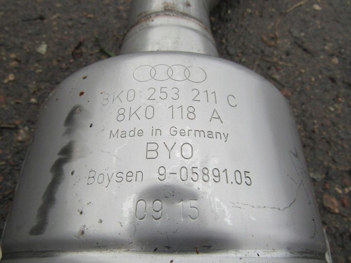 Глушитель средний Audi A5 8T 8F 4.2 FSI 8K0253211C, фото 7