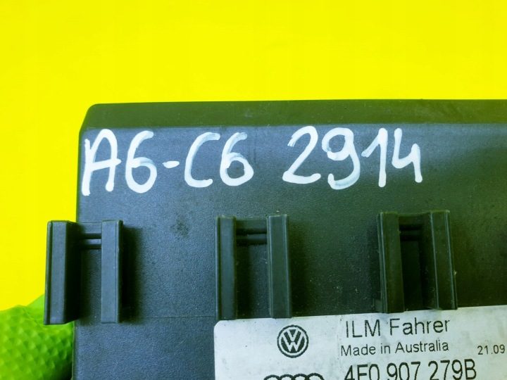 БЛОК УПРАВЛЕНИЯ СВЕТА КОМФОРТА AUDI A6 C6 4F Q7 4L 4F0907279B, фото 5