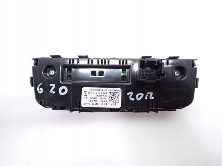 Блок управления печкой кондиционера задний европа 9493012 BMW 3 G20 G21 20 г., фото 3