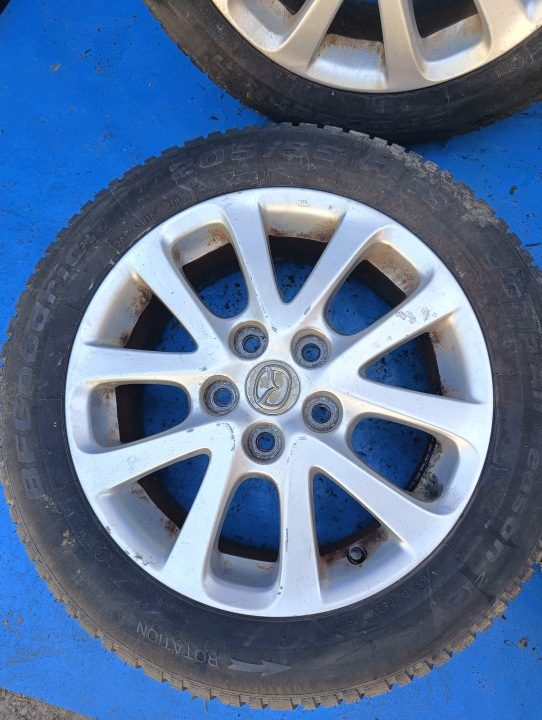 КОЛЕСА ЛИТЫЕ ДИСКИ ШИНЫ КОМПЛЕКТ MAZDA 5 I 05-10r., фото 3