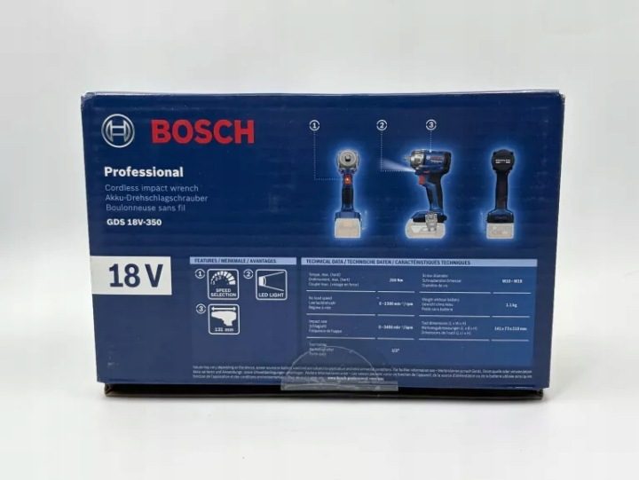 Ударный гайковерт Bosch GDS 18V-350 (Solo) (0.601.9M5.020), фото 7