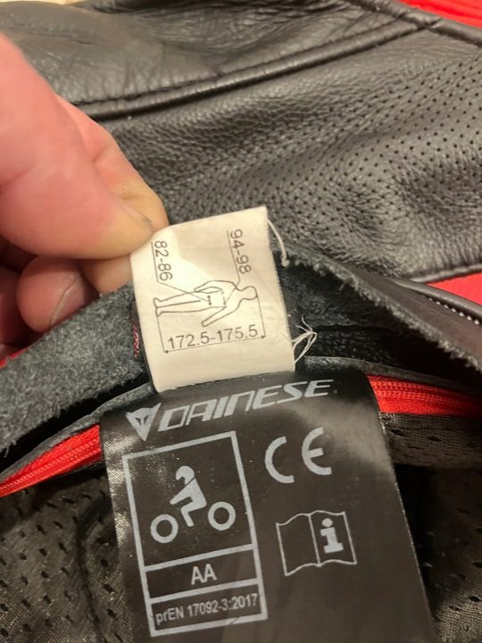 Комбинезон мотоциклетный Dainese 1-częściowy, разм. 48, фото 7