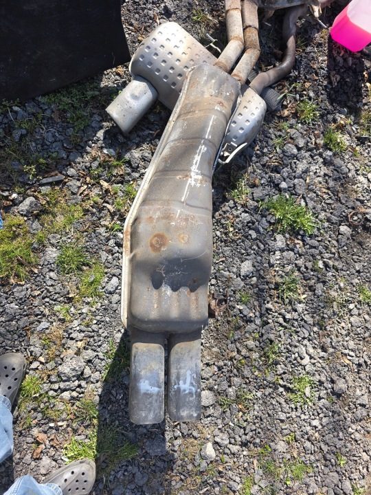 Глушитель выхлопная труба BMW E32 730i 735i 740i 750i 86-94r, фото 5