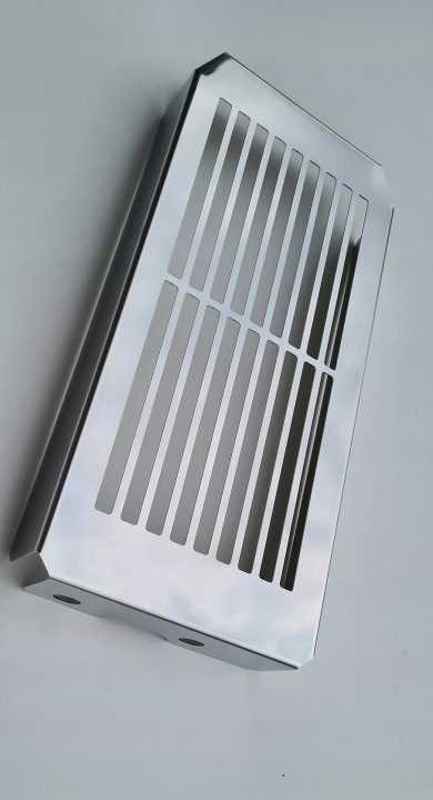 Защита радиатора Honda VT 600 1988-2008r inox, фото 2