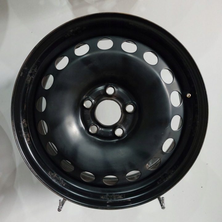 4× Штампованный диск Volkswagen OE 5.5" x 15" 5x100 ET 40, фото 4