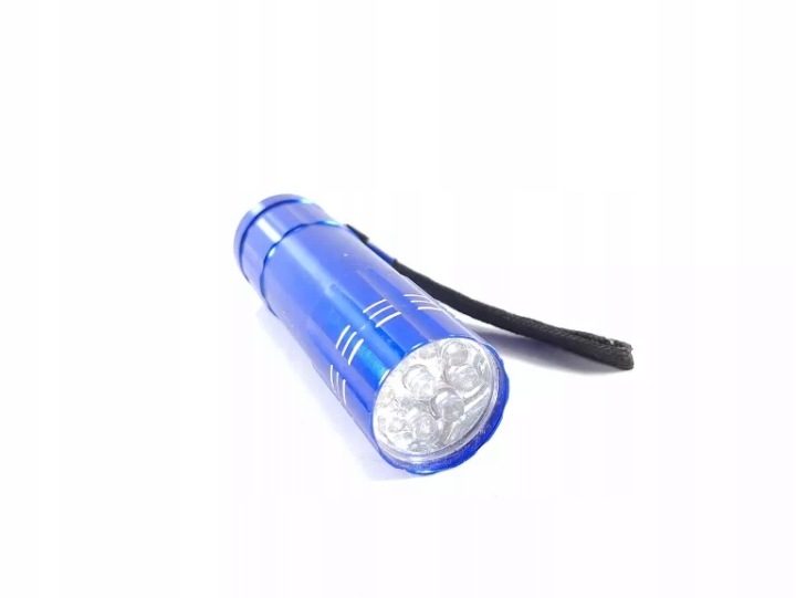 Синий фонарик LED на батареи 3x AAA 2 шт., фото 1