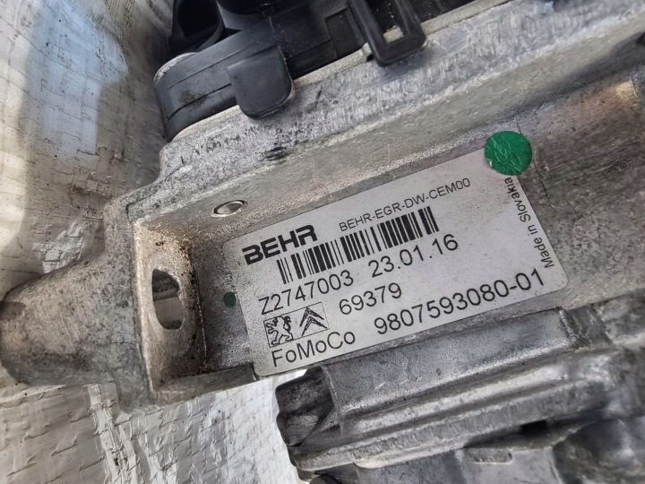 FORD MONDEO MK5 FOCUS MK3 2.0TDCI РАДИАТОР КЛАПАН EGR 9807593080, фото 3