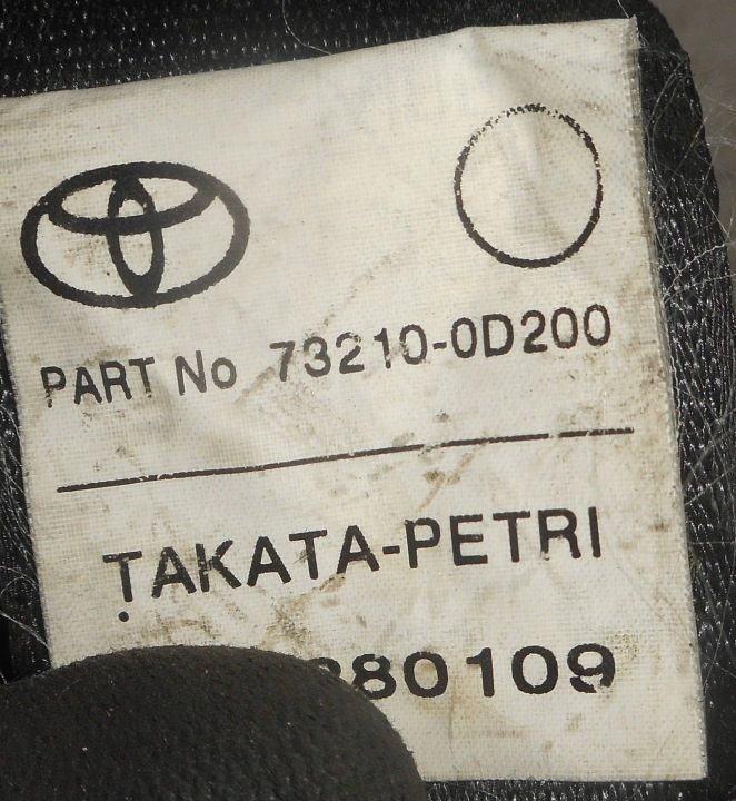 Toyota Yaris II ремень безопасности правый передний 732100D200, фото 3