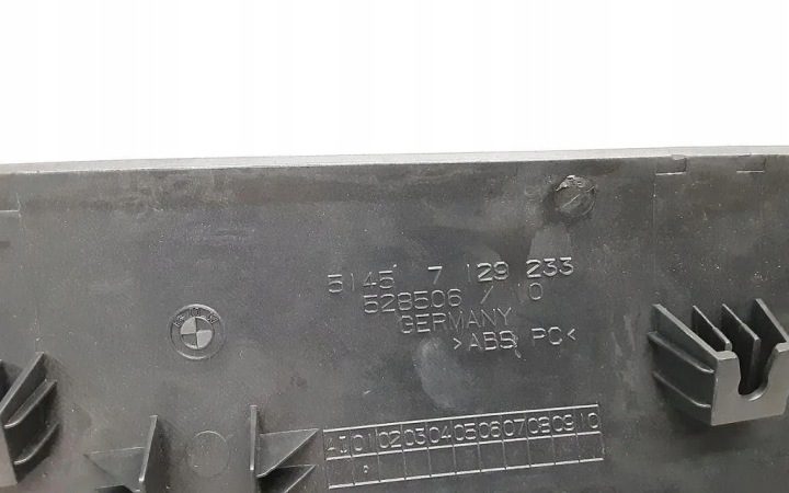Воздухозаборник консоли BMW 5 (E60) 7129233 3.0L дизель 2005, фото 2
