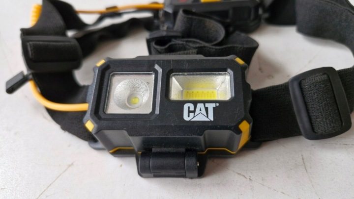 НАЛОБНЫЙ ФОНАРЬ LED CATERPILLAR На Батареи Прожектор Мощный Диод, фото 2