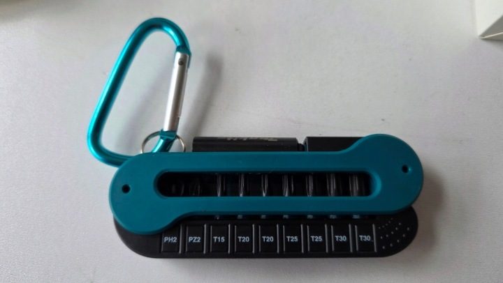 Комплект бит Torx Makita 25 мм 10 шт. E-15811 брелок karabinek, фото 3