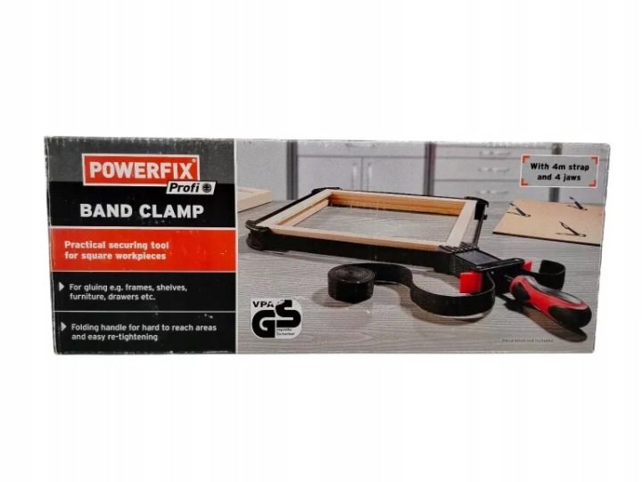 НАТЯЖИТЕЛЬ RAMOWY POWERFIX BAND CLAMP СТРУБЦИНА ДЛЯ KLEJENIA, фото 4
