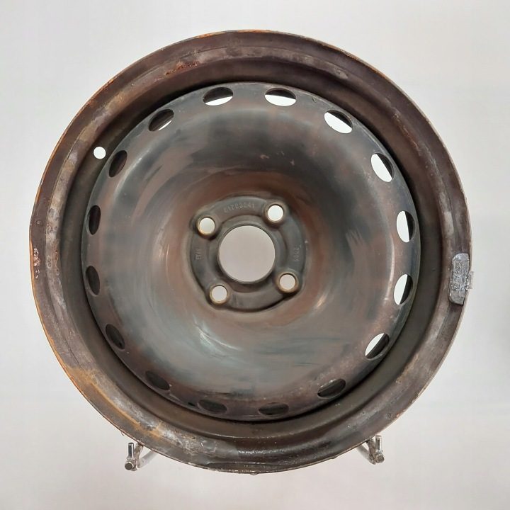 4× Штампованный диск Fiat OE Grande Punto 6.0" x 15" 4x100 ET 43, фото 2