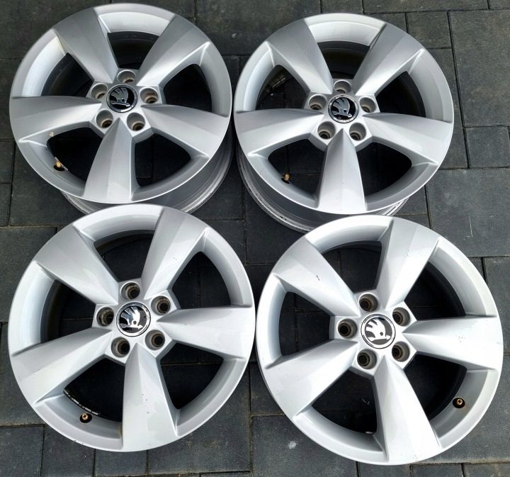 4× Литой диск Skoda OE Carme 15" 6.0" x 15" 5x100 ET 37, фото 1