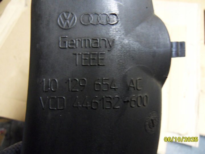 ТРУБА ИНТЕРКУЛЕРА VW GOLF V 1.9 TDI BLS 1J0129654AC, фото 2