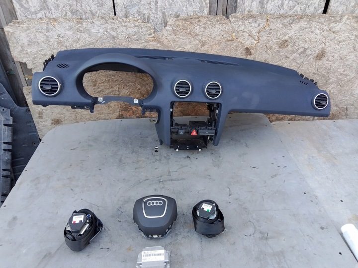 Торпедо Ремни Датчик Audi A3 8P Темно-синий 05-08, фото 1