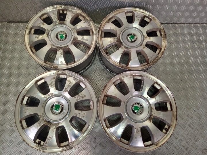 4× Литой диск Skoda OE 6.5" x 16" 5x100, фото 1