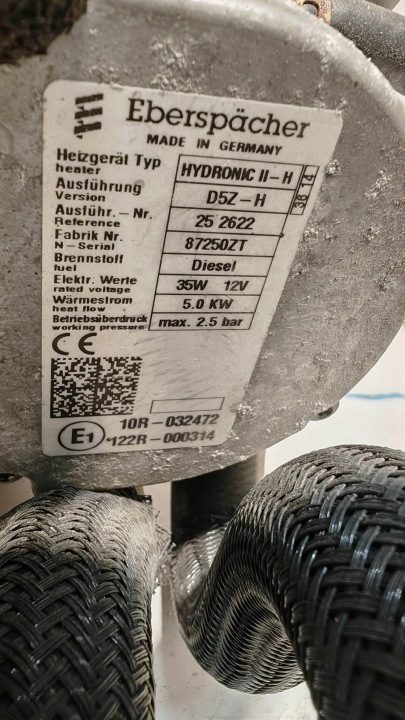 ОТОПИТЕЛЬ EBERSPACHER WEBASTO HYDRONIC II TOYOTA VERSO РЕСТАЙЛИНГ D5Z-H, фото 2