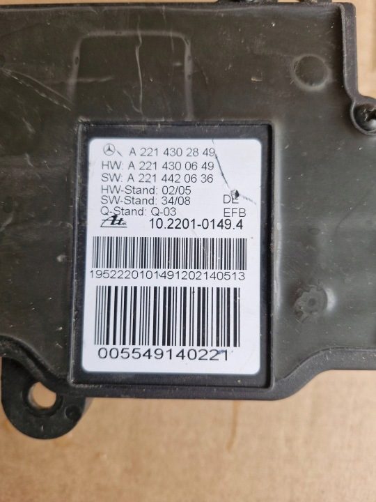 МЕХАНИЗМ РУЧНОГО ТОРМОЗА A2214302849 MERCEDES W216 W221 РЕСТАЙЛИНГ, фото 6