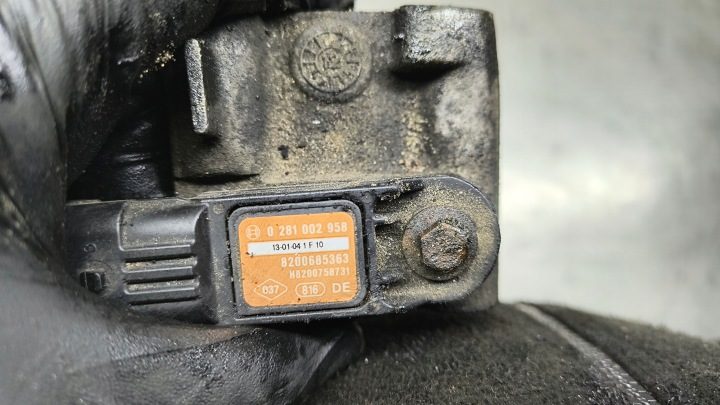 Renault 2.3 DCI датчик давления выхлопных газов 0281002958, фото 3