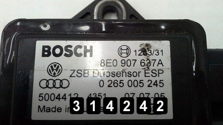 2007 Audi A8 ЭБУ 5004412 0265005245, фото 2