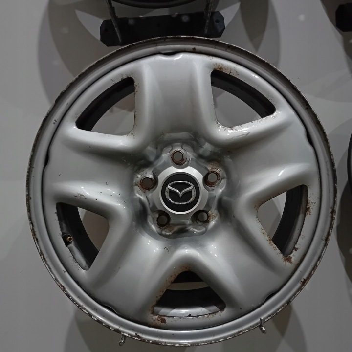 4× Штампованный диск Mazda OE 7.0" x 17" 5x114.3 ET 50, фото 4