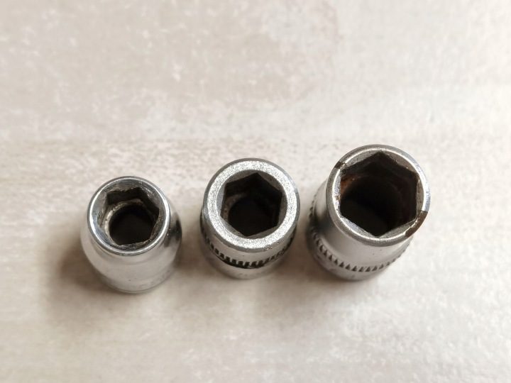 Набор головок 1/4" 6-kątnych 6,7,8 мм, фото 4