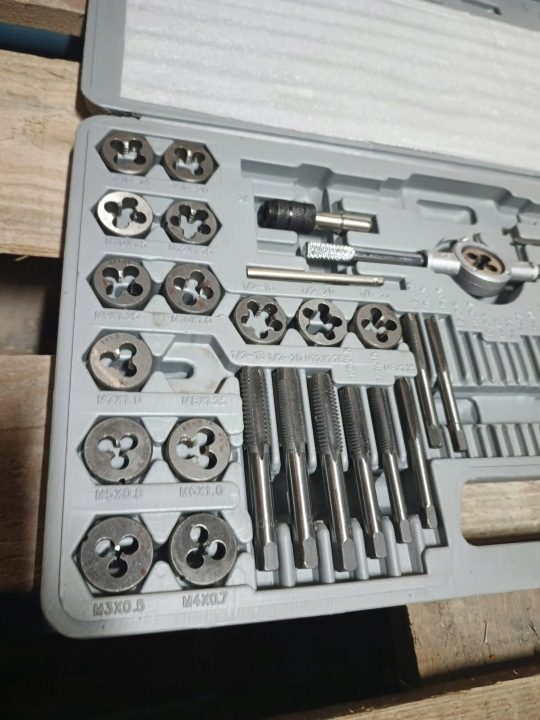 Комплект NARZYNEK I МЕТЧИКОВ кейс kalibrownik 60 шт. M3-M12 4-1/2" NC, фото 8