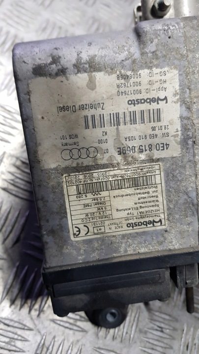 АВТОНОМНЫЙ ОТОПИТЕЛЬ WEBASTO A8 4E0815069E 12V THERMO TOP ДИЗЕЛЬ, фото 5