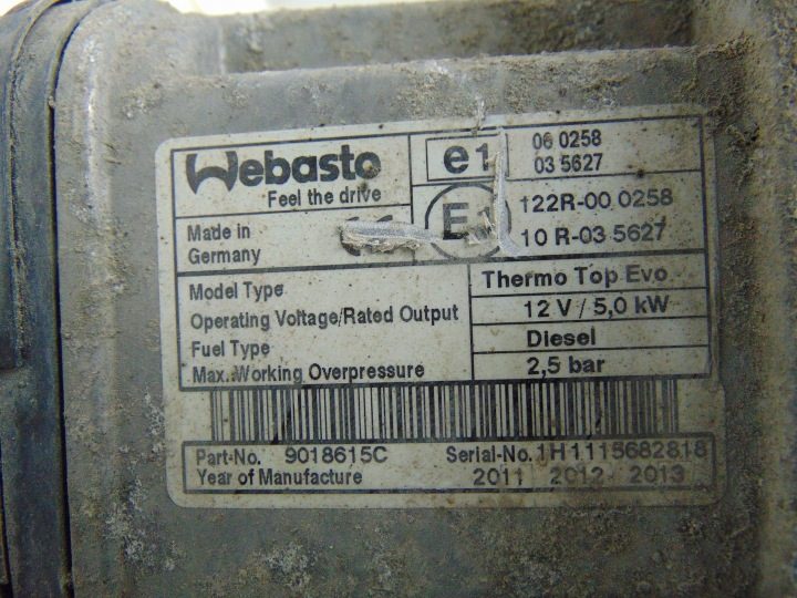 ПЕЧКА WEBASTO АВТОНОМНЫЙ ОТОПИТЕЛЬ THERMO PEUGEOT 508 1.6 HDI 9687946580, фото 11