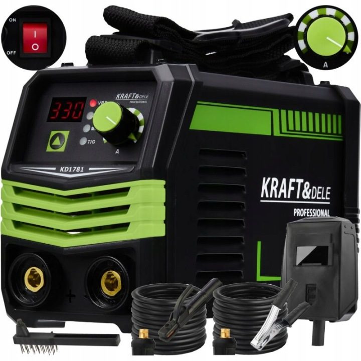 Сварочный инвертор kd1781x Pro 20-330 A 230 В, фото 9