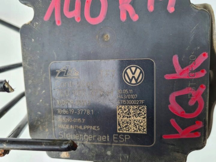 VW T5 2.0 TDI 4x4 насос ABS 7E0907379H 7E0614517D, фото 2