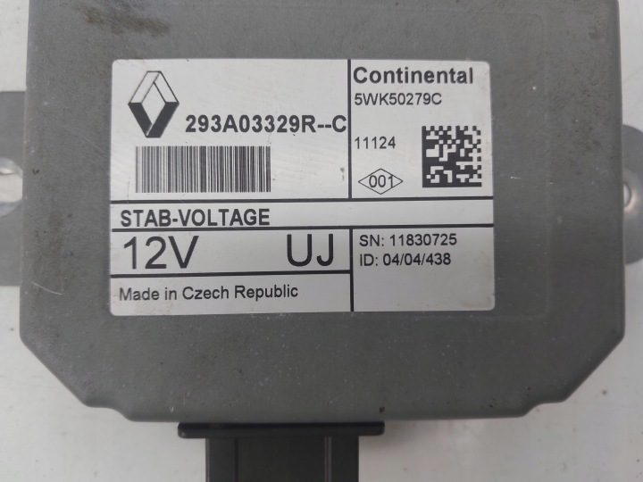 Блок управления напряжения 293A03329R Renault Grand Scenic III 1.6 DCI, фото 4