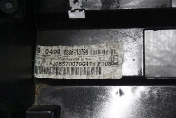 Консоль панель Skoda Praktik Fabia 2 II Roomster 2005-2015, фото 10