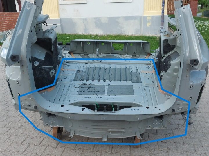 Skoda Elroq 5LJ iV85 , ВНЕДОРОЖНИК 5D 2025 г. Пол багажника ремень задний LF7A, фото 1