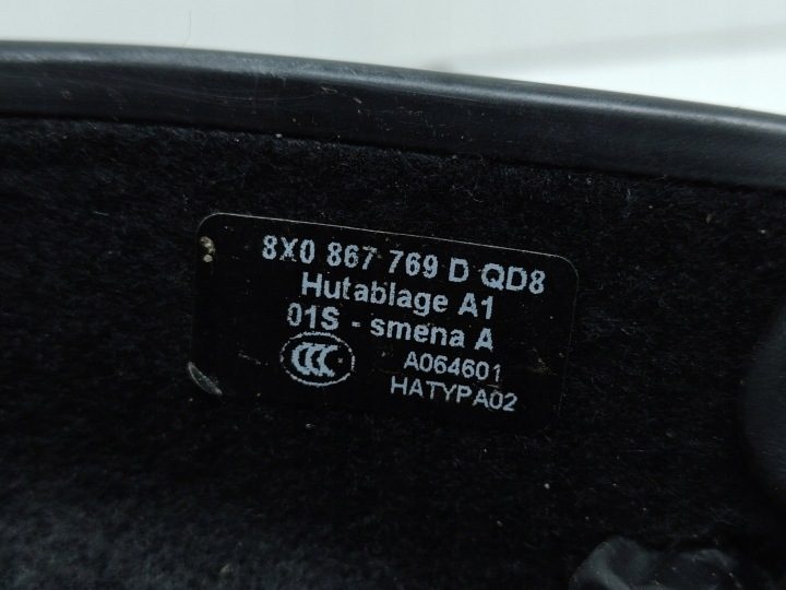 AUDI A1 8X ПОЛКА ЗАДНЯЯ БАГАЖНИКА ОРИГИНАЛ 10-18, фото 5