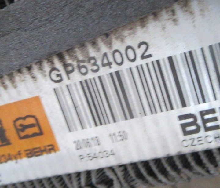OPEL ASTRA K 1.6 РАДИАТОР ИСПАРИТЕЛЬ GP634002, фото 3