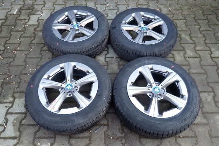 КОЛЕСА ДИСКИ ШИНЫ BMW X1 U11 205/65/17 CONTINENTAL ЗИМА 2024, фото 1