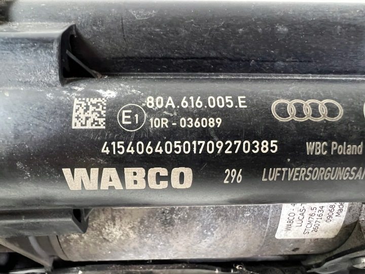 Компрессор насос гидравлический подвески задний Audi Q5 SQ5 80A FY 80A616005E, фото 3