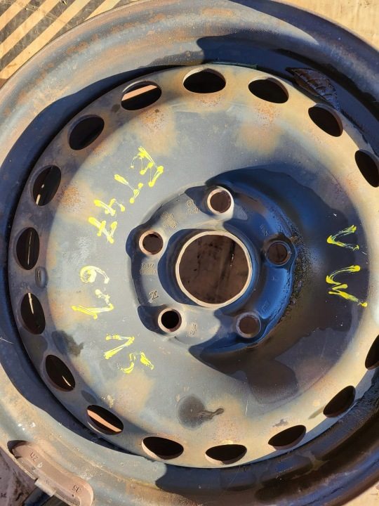 Штампованный диск Volkswagen OE ET45 6.0" x 15" 5x112 ET 45, фото 2