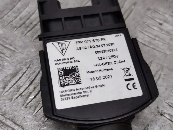 Кабель зарядки батареи AUDI Q4 ВНЕДОРОЖНИК (F4B) 7PP971678FK Electric 150 кВт 2021, фото 4