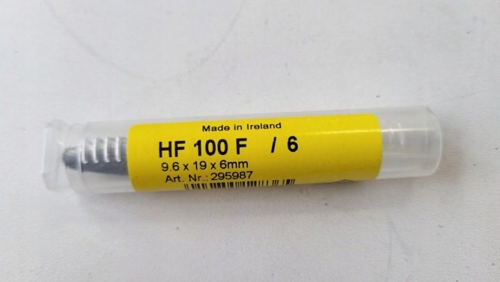 KLINGSPOR ШЛИЦЫ ДЛЯ МЕТАЛЛА HF 100 F FI=9,6x19mm TRZP, фото 2