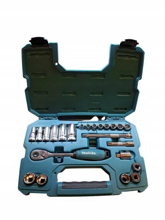 Makita набор головок 3/8" с трещоткой 23-elementowy B-65573, фото 4