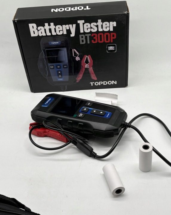 Тестер аккумулятора 12 V/24 V TOPDON BT300P F73, фото 7