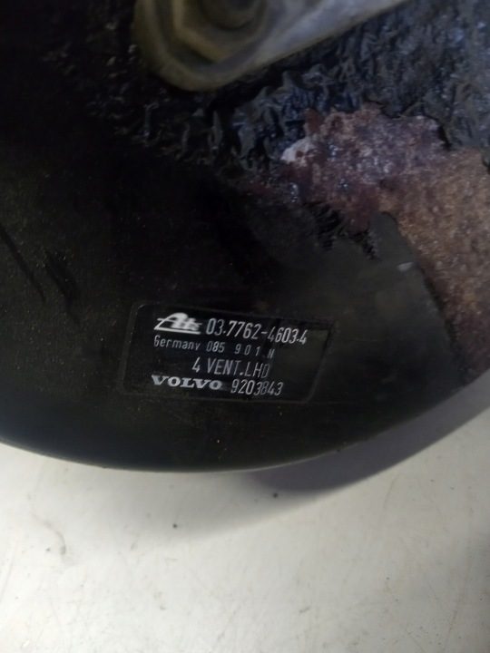 ВАКУУМНЫЙ УСИЛИТЕЛЬ ГЛАВНЫЙ ТОРМОЗНОЙ ЦИЛИНДР VOLVO V70 9203843, фото 4