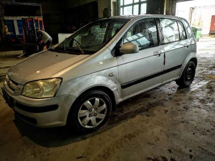 Лючок топливного бака HYUNDAI GETZ (TB) 695101C000 1.5L дизель 60 кВт 2005, фото 6