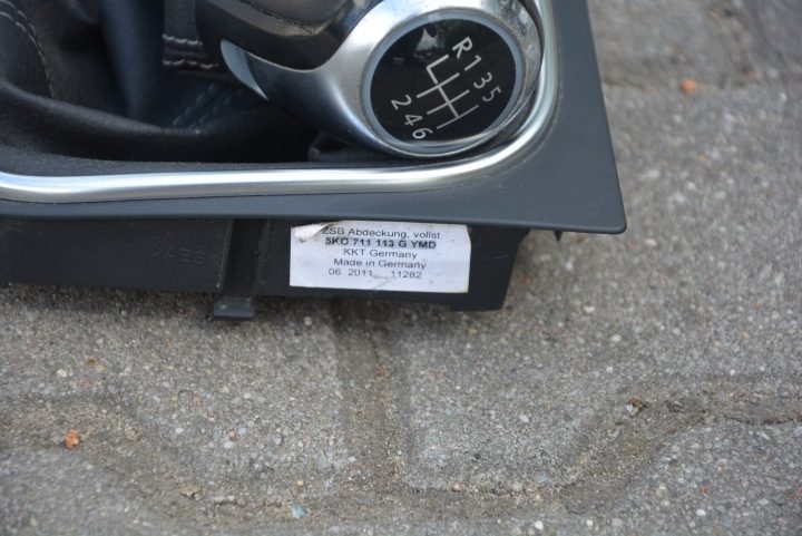 РУЧКА ПЕРЕКЛЮЧЕНИЯ ПЕРЕДАЧ ЧЕХОЛ VW GOLF VI GTD 5K0711113G, фото 2