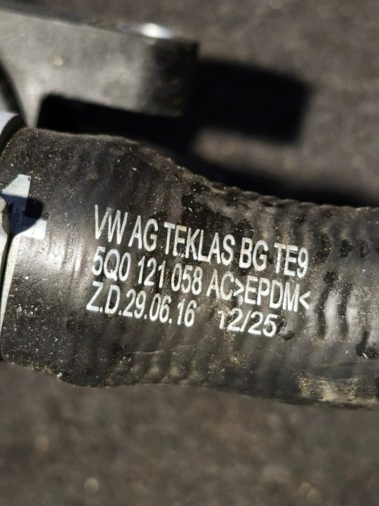 VW AUDI SKODA 2.0 TFS ДОПОЛНИТЕЛЬНАЯ ПОМПА ШЛАНГИ 5Q0906457K 5Q0121058AC, фото 4