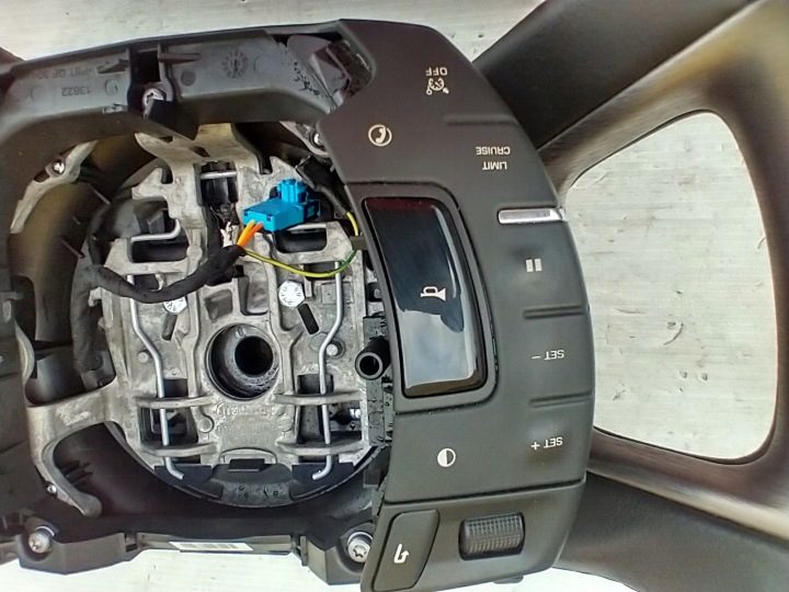 Citroen C5 III X7 07- руль кожа мультифункциональная 609435700 хорошая, фото 3